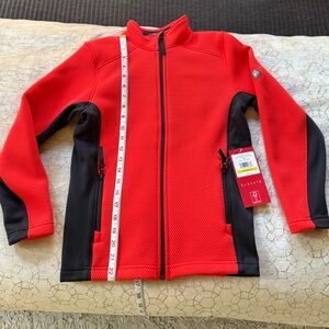Boys Spyder Encore full zip fleece. Medium. NYT.